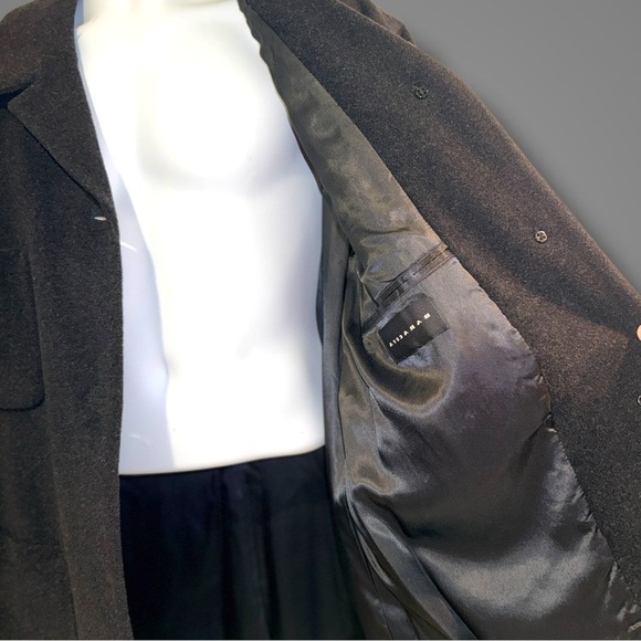 Baracuta Men’s Premium L Overcoat Wool Nylon Recycled Cashmere Made in Bulgaria - Picture 10 of 15